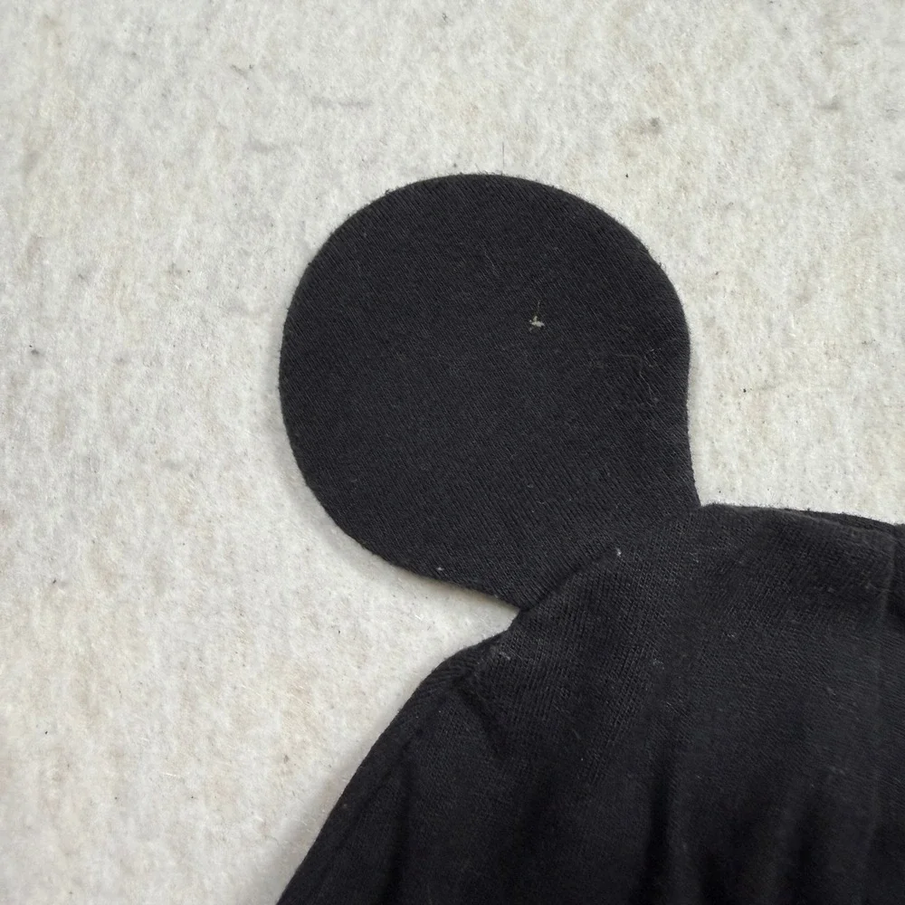 Disney Jumping Beans Baby Mouse Ear Beanie Hat Black 6 Month RN73277